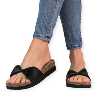 Batz fekete női papucs - Pretty Geisha