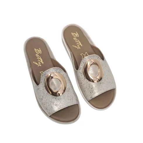 Betty Exclusive arany papucs - 7611