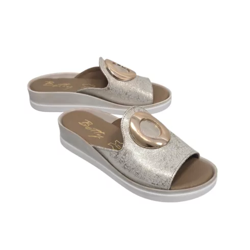 Betty Exclusive arany papucs - 7611