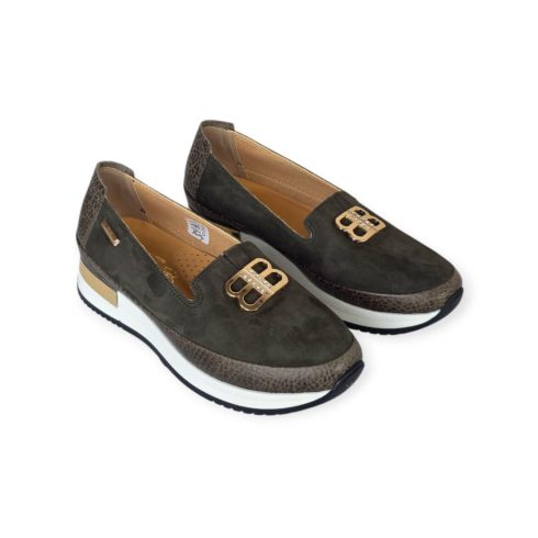 Betty Exclusive khaki női cipő - 24-10-10