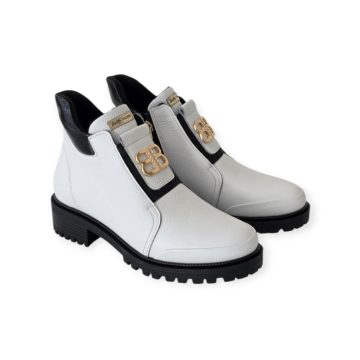 Betty Exclusive fehér bakancs - 25-08-24