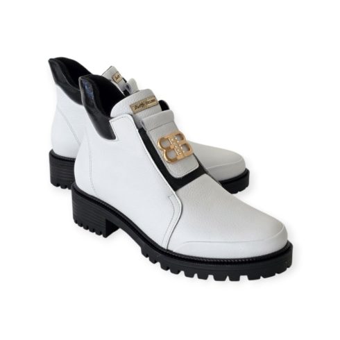 Betty Exclusive fehér bakancs - 25-08-24