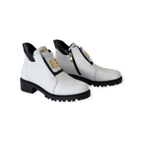 Betty Exclusive fehér bakancs - 25-08-24