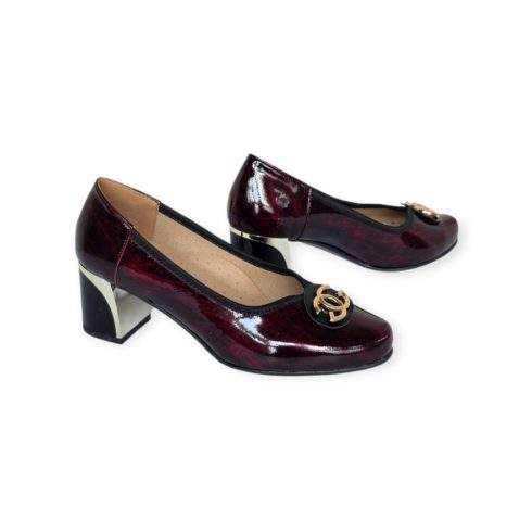 Betty Exclusive bordó női cipő - P313