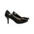 Lux By Dessi fekete magassarkú cipő F1002