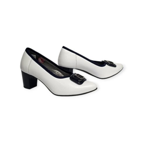 Monna Lisa lakk fehér cipő - R10/L09