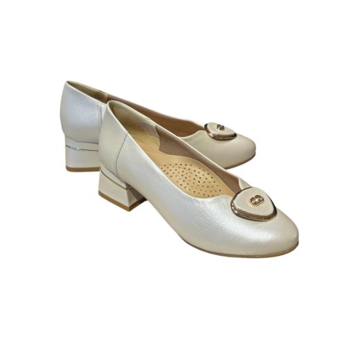 Monna Lisa bézs alkalmi cipő - K78