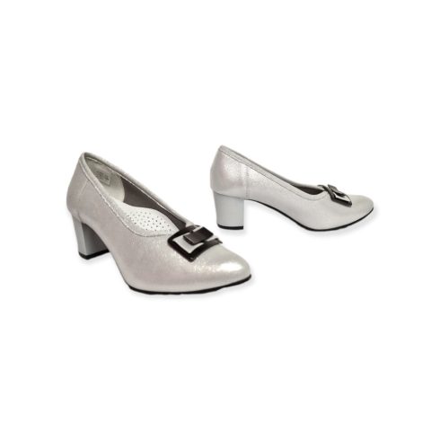 Monna Lisa ezüst cipő 2306/R5016