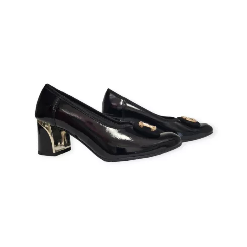 Monna Lisa fekete lakk cipő - L39/Z01