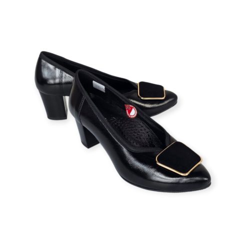 Monna Lisa fekete lakk cipő - L39/Z01