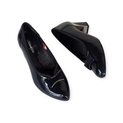 Monna Lisa kék lakk cipő - L141