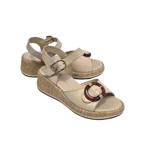 Tutto Bene Scarpe bézs női szandál - 4941