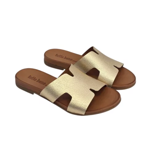 Tutto Bene Scarpe arany női papucs - 030.02