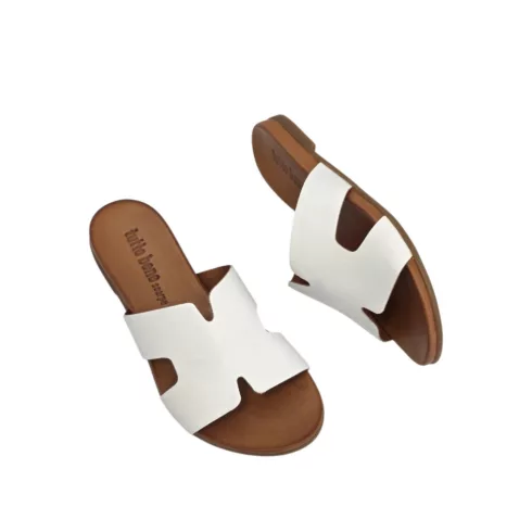 Tutto Bene Scarpe fehér női papucs - 030.02