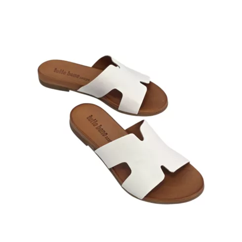 Tutto Bene Scarpe fehér női papucs - 030.02