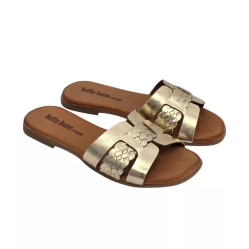 Tutto Bene Scarpe arany női papucs - 030.13.1