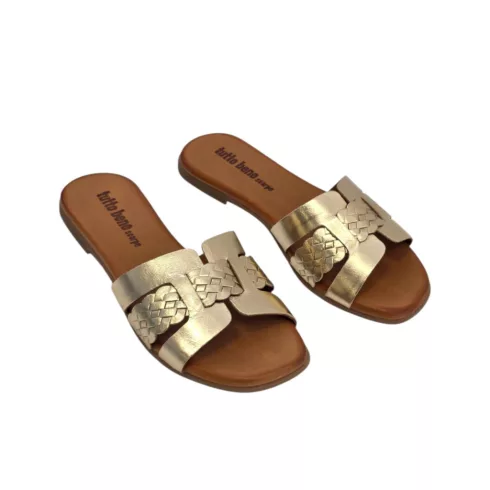 Tutto Bene Scarpe arany női papucs - 030.13.1