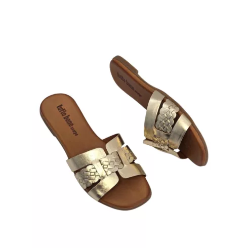 Tutto Bene Scarpe arany női papucs - 030.13.1