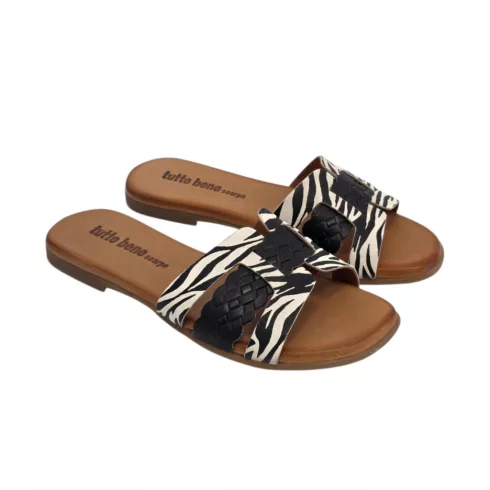 Tutto Bene Scarpe fehér női papucs - 030.13.1