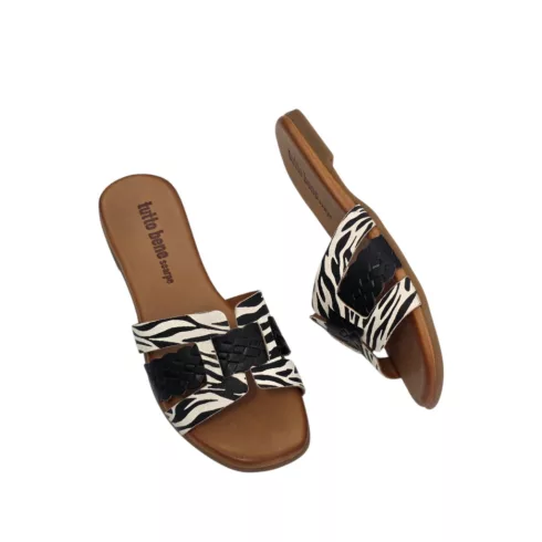 Tutto Bene Scarpe fehér női papucs - 030.13.1