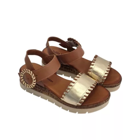 Tutto Bene Scarpe arany női szandál - 030 344
