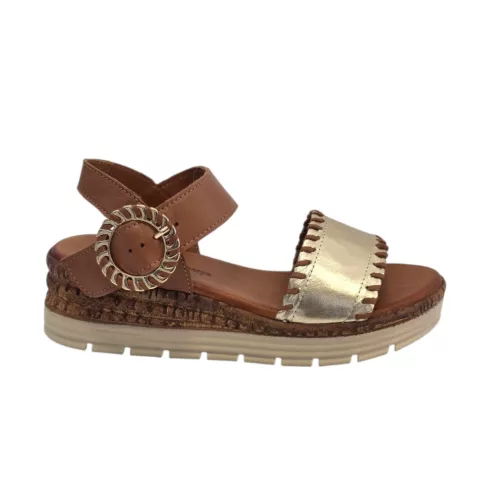 Tutto Bene Scarpe arany női szandál - 030 344