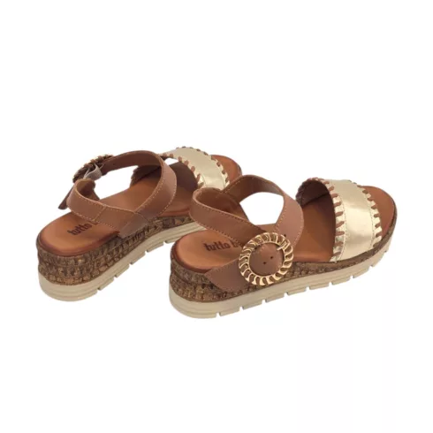 Tutto Bene Scarpe arany női szandál - 030 344