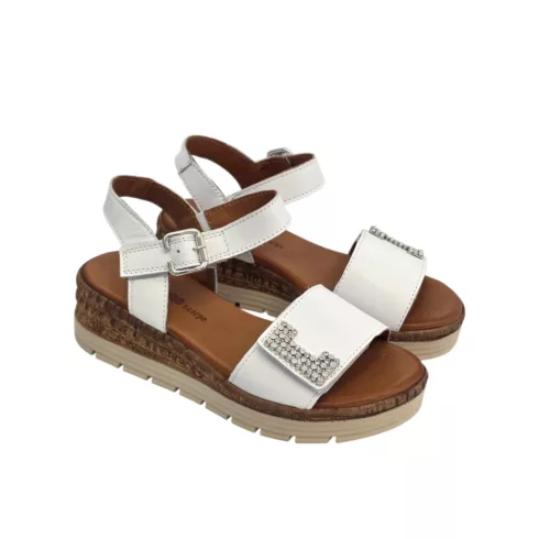 Tutto Bene Scarpe fehér női szandál - 030 344