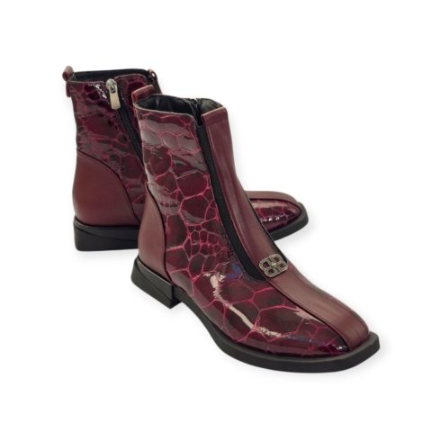 Tutto Bene Scarpe bordó bokacsizma - 049-2036