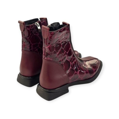 Tutto Bene Scarpe bordó bokacsizma - 049-2036