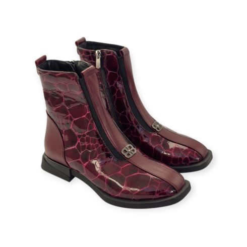 Tutto Bene Scarpe bordó bokacsizma - 049-2036