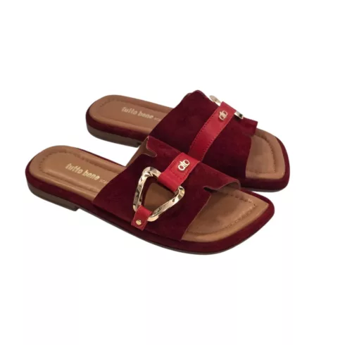 Tutto Bene Scarpe piros papucs - 058 4130