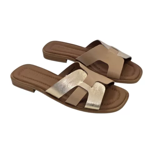Tutto Bene Scarpe bézs női papucs - 061