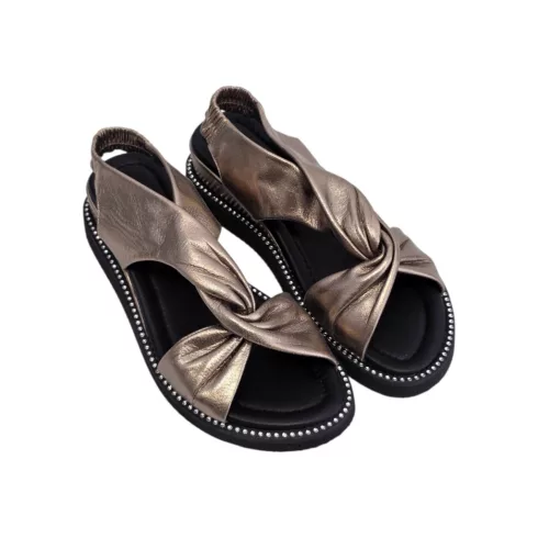 Tutto Bene Scarpe bronz női szandál - 107614