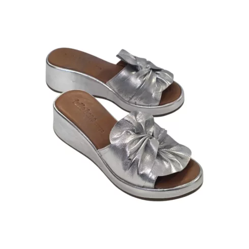 Tutto Bene Scarpe ezüst női papucs - 262294