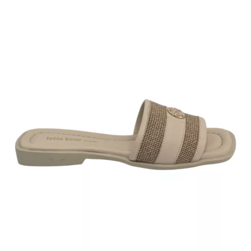 Tutto Bene Scarpe bézs női papucs - 39625