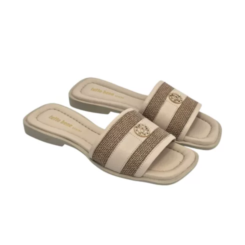 Tutto Bene Scarpe bézs női papucs - 39625