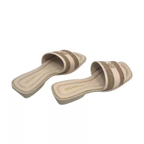Tutto Bene Scarpe bézs női papucs - 39625