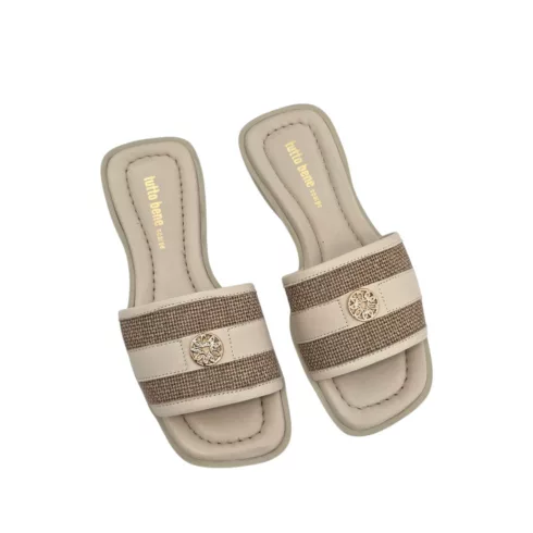 Tutto Bene Scarpe bézs női papucs - 39625