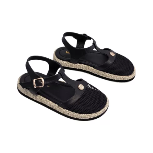 Tutto Bene Scarpe fekete női szandál - 48-11