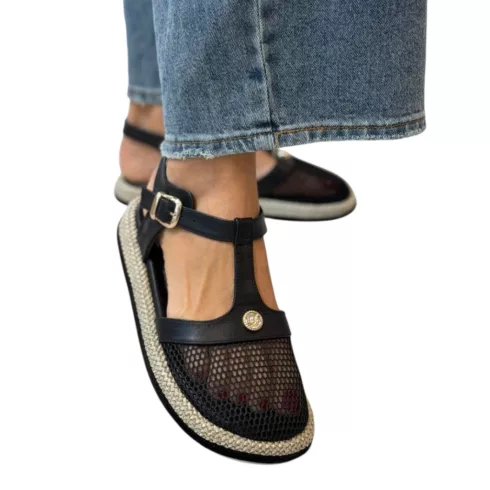 Tutto Bene Scarpe fekete női szandál - 48-11