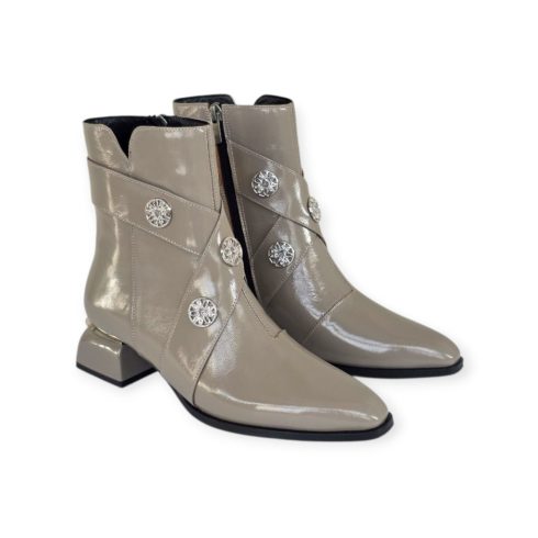 Tutto Bene Scarpe bézs lakk boka - 505 704