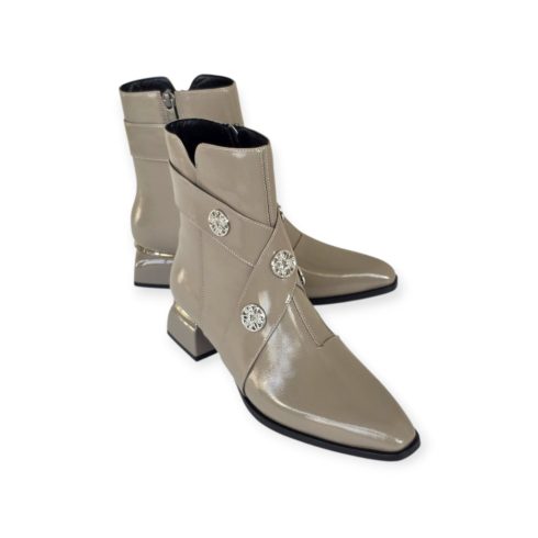 Tutto Bene Scarpe bézs lakk boka - 505 704