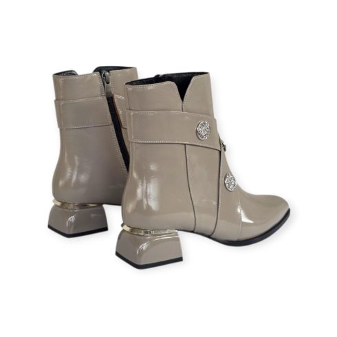 Tutto Bene Scarpe bézs lakk boka - 505 704