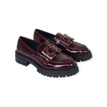 TUTTO Bene Scarpe bordó lakk cipő - 521016