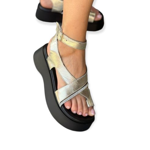 Tutto Bene Scarpe arany szandál - 543