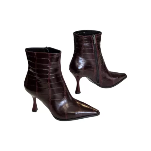 Tutto Bene Scarpe bordó női bokacsizma - 644 779
