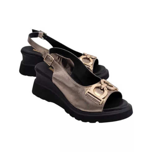 Tutto Bene Scarpe bronz női szandál - 888854