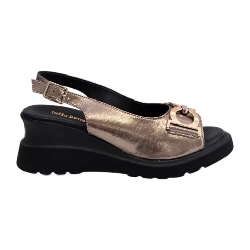 Tutto Bene Scarpe bronz női szandál - 888854