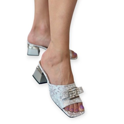 Tutto Bene Scarpe ezüst papucs - B67